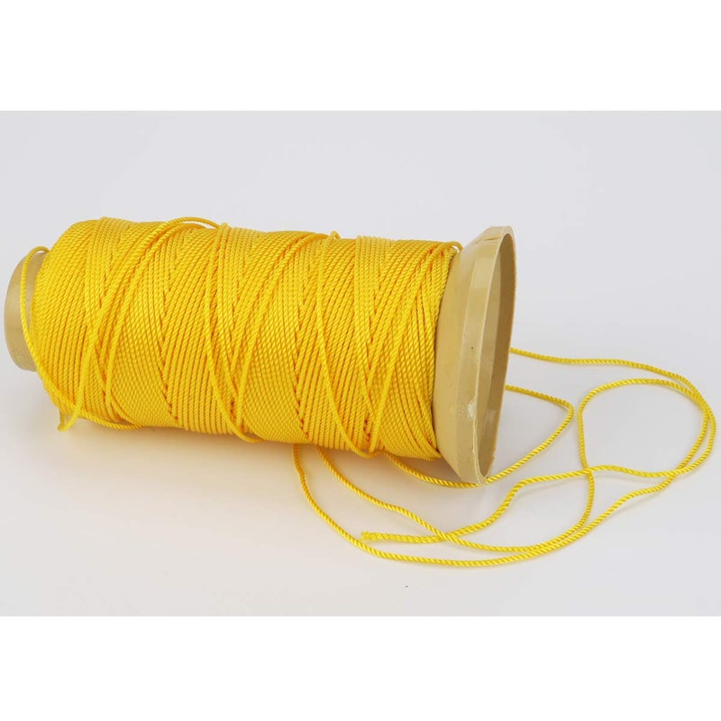 McFanBe Twisted Nylon Line Twine String Cord for Gardening Marking DIY Projects Crafting Masonry (Yellow, 1.5mm-328 feet) - Image 4